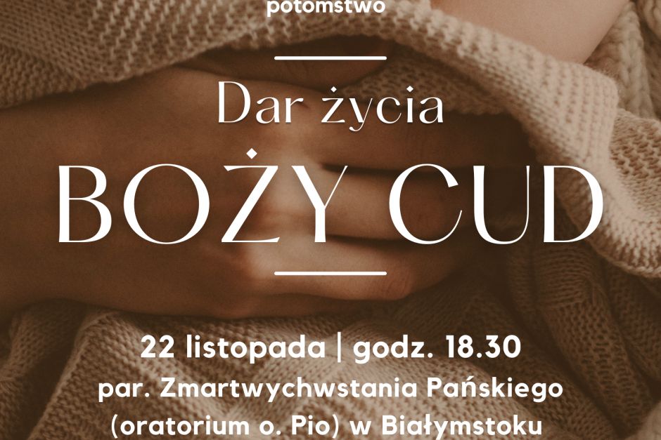 Dar życia BOŻY CUD