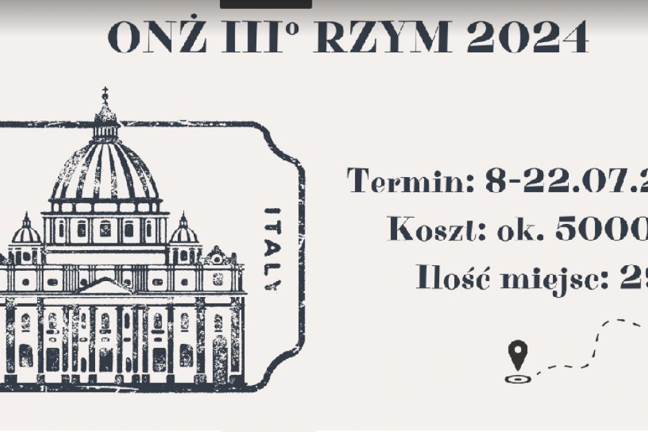 Informacje dotyczące Oazy ONŻ 3 Rzym 2024