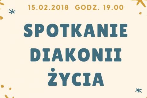 Spotkanie Diecezjalnej Diakonii Życia - luty
