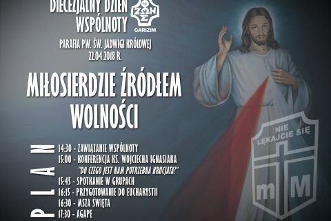 Diecezjalny Dzień Wspólnoty - Miłosierdzie źródłem wolności