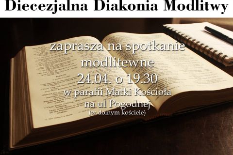 Spotkanie modlitewne - kwiecień