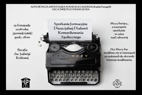 Spotkanie Diecezjalnej Diakonii Komunikowania Społecznego - listopad