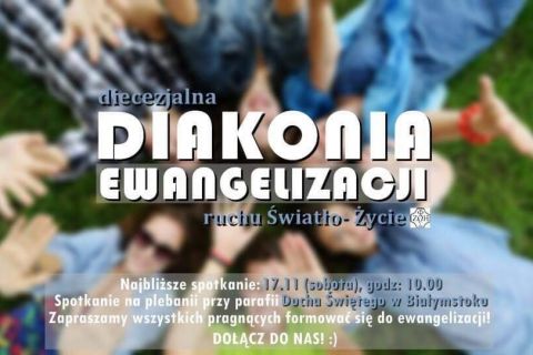 Spotkanie Diecezjalnej Diakonii Ewangelizacji - Listopad