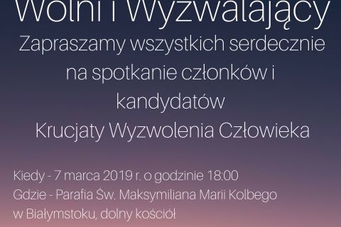 Spotkanie członków i kandydatów KWC