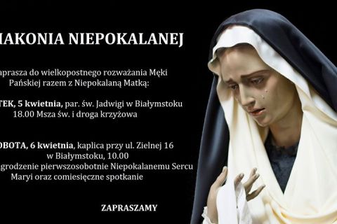 Spotkanie Diecezjalnej Diakonii Niepokalanej - Kwiecień 2019