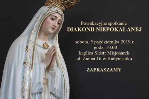 Spotkanie Diecezjalnej Diakonii Niepokalanej - październik
