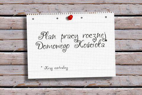 Ważne daty w planie pracy Domowego Kościoła