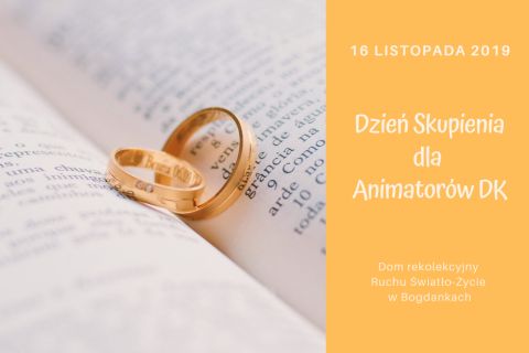Dzień Skupienia dla Animatorów DK już w sobotę