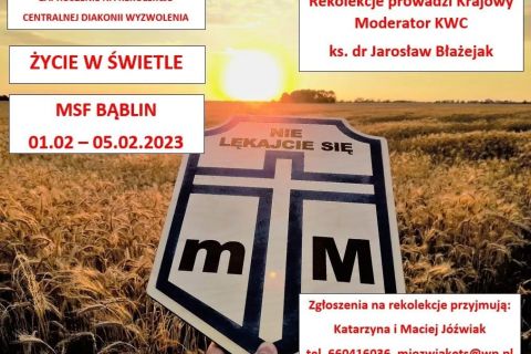 Rekolekcje Centralnej Diakonii Wyzwolenian - od 01.02 do 05.02.2023