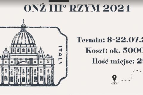 Informacje dotyczące Oazy ONŻ 3 Rzym 2024